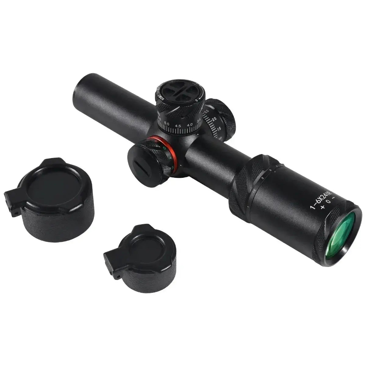 Viseur Tactique 1-6x24 IR pour Arbalète et Airsoft – Scope Compact SFP pour Fusil de Chasse et Tir de Précision, Rail 11/20 mm pour AR15 .223 Ma boutique