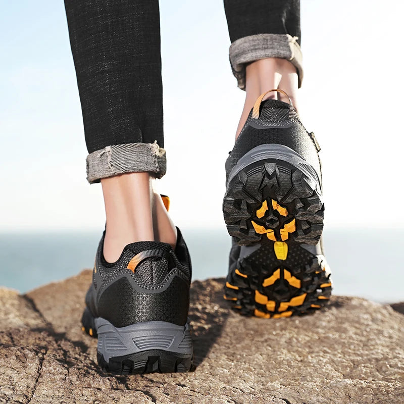 HIKEUP Sneakers Respirants avec Amorti Antidérapants – Chaussures de Randonnée Homme pour Course, Trekking et Sports de Plein Air BLACKBEARD OUTDOOR INDUSTRIES