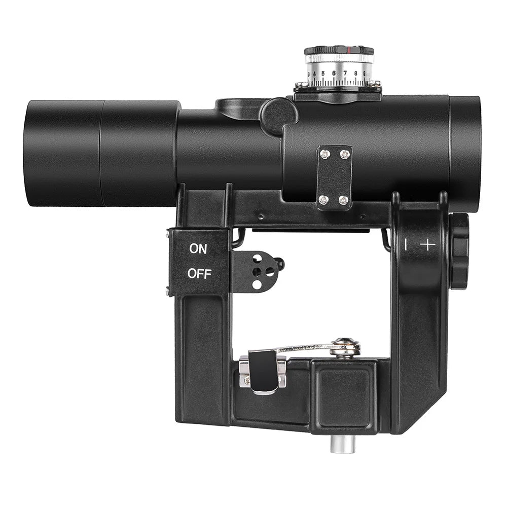Lunette de Visée SVD 1x30 Tactical — Red Dot avec Montage Latéral pour AK et Dérivés - BLACKBEARD OUTDOOR INDUSTRIES
