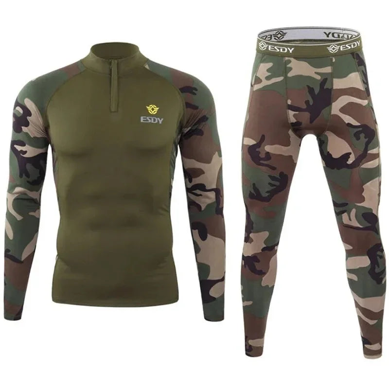 Ensemble Thermique Camouflage Hiver – Sous-vêtements Techniques pour Homme - BLACKBEARD OUTDOOR INDUSTRIES