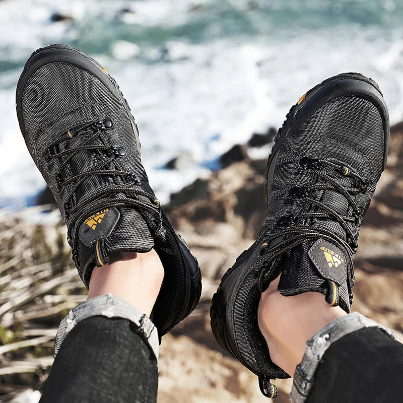 Chaussures de Randonnée Homme HIKEUP – Antidérapantes, Respirantes, Résistantes – Trekking, Escalade, Chasse, Tourisme - BLACKBEARD OUTDOOR INDUSTRIES