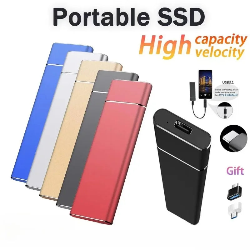 Hard Drive 1TB Ssd High-Speed Solid State Drive USB3.0 Ma boutique