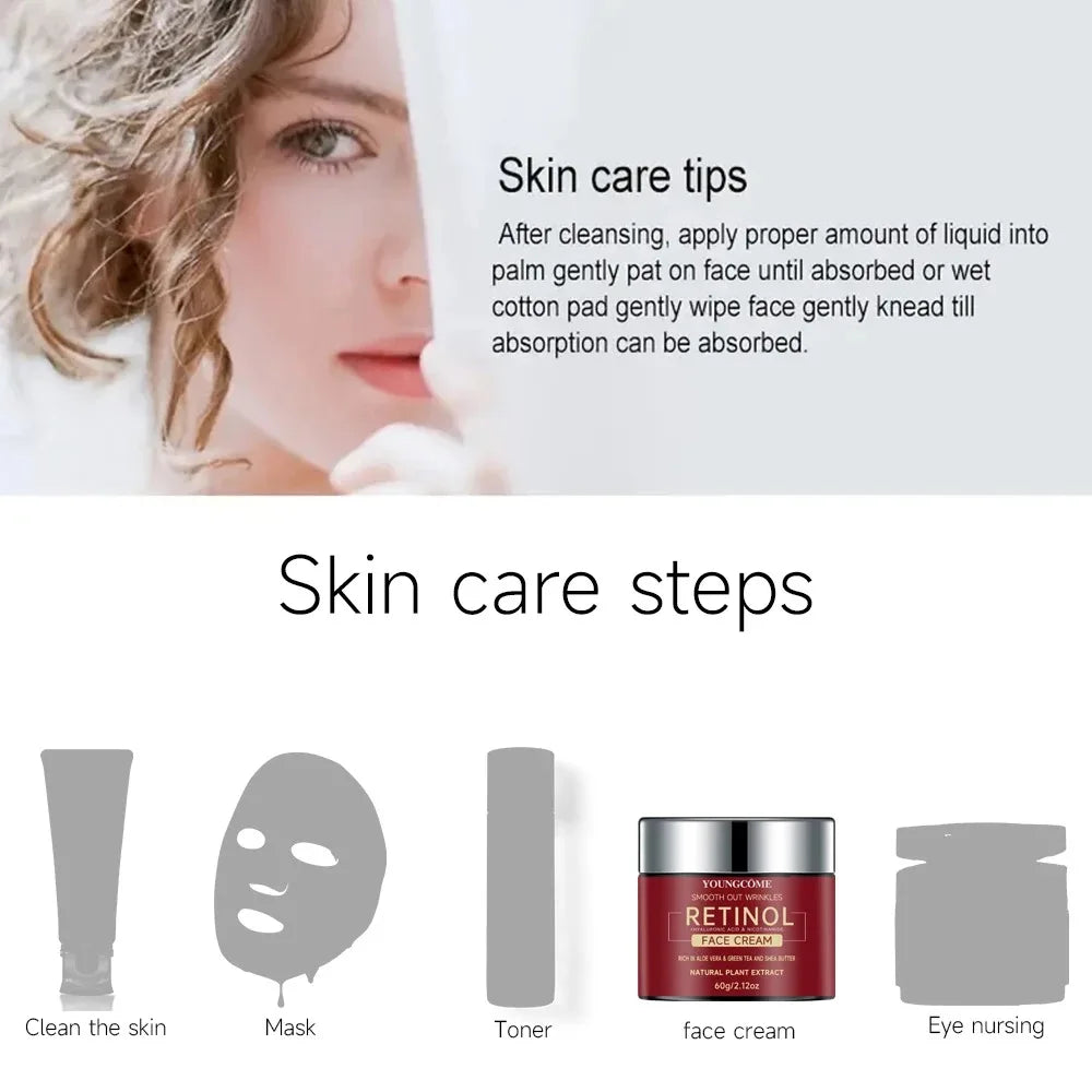 Crème Visage Raffermissante au Rétinol – Anti-Âge, Hydratante & Éclaircissante - BLACKBEARD OUTDOOR INDUSTRIES