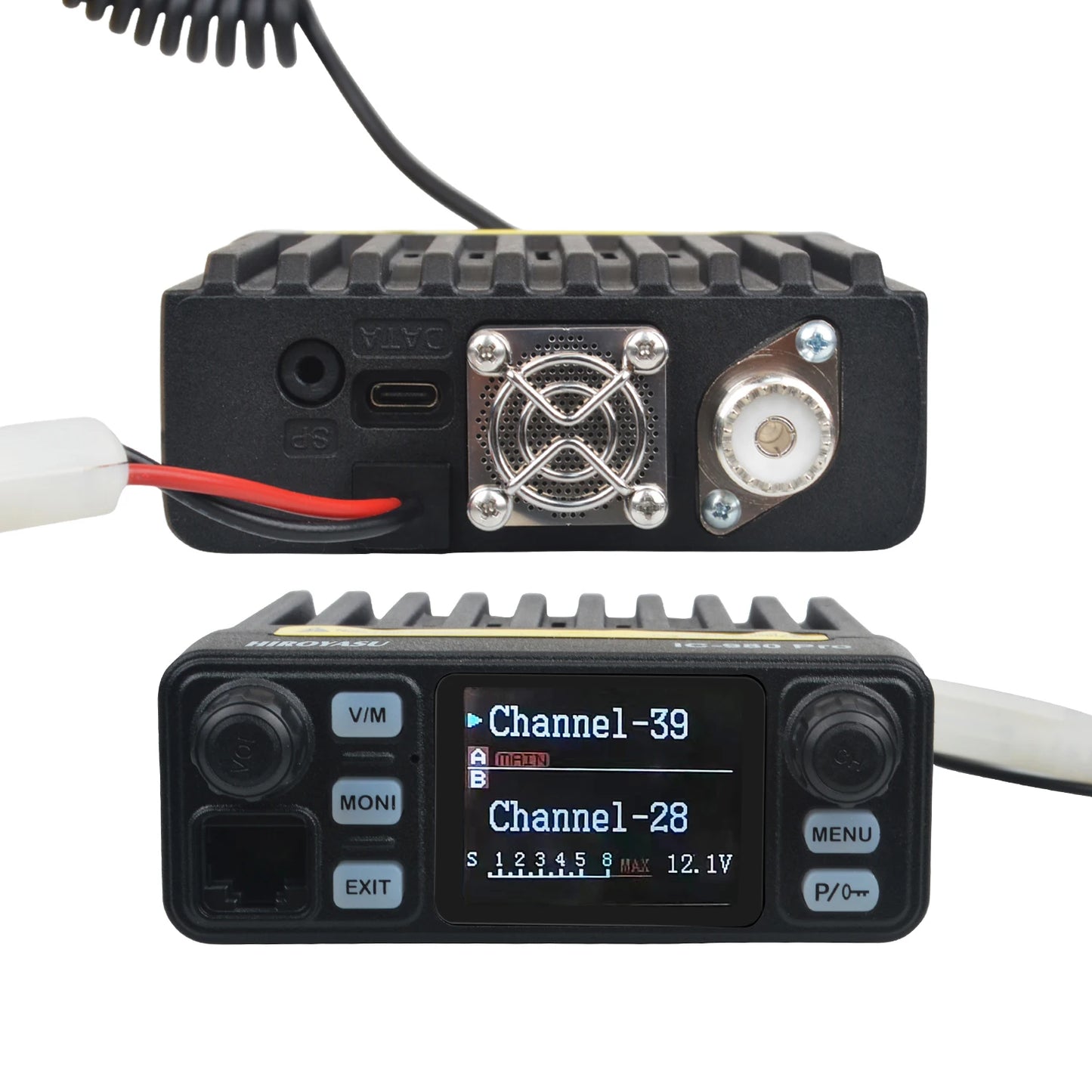 HIROYASU IC-980 Pro – Radio Mobile VHF/UHF Double Bande 25W 200 Canaux - BLACKBEARD OUTDOOR INDUSTRIES