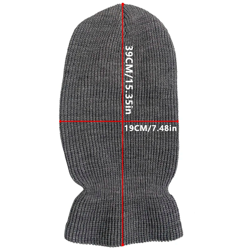 cagoule 1 trou en tricot unisexe acrylique 100 % Ma boutique