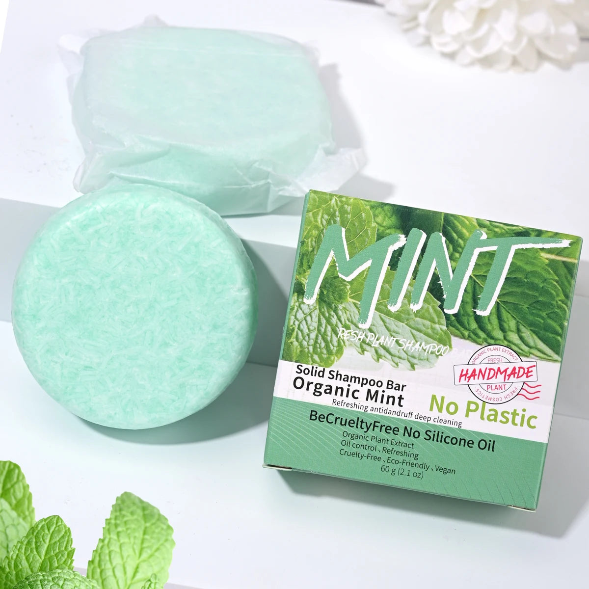 Shampooing Solide Rafraîchissant à la Menthe – Soin Capillaire Tonifiant & Naturel - BLACKBEARD OUTDOOR INDUSTRIES