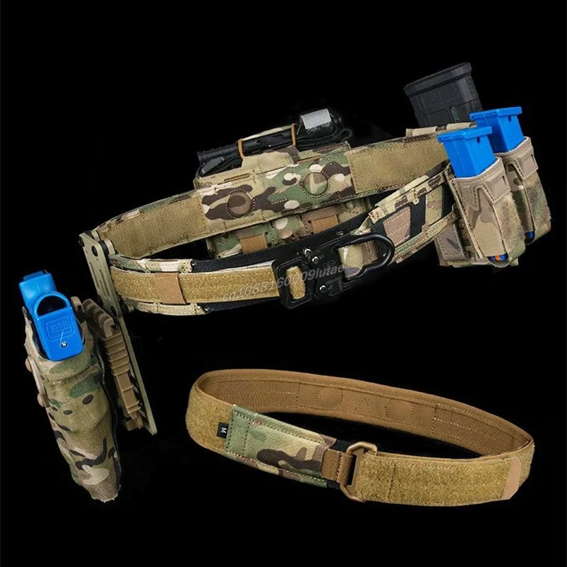 Ceinture Tactique Magnétique EDC - Ceinture de Combat à Libération Rapide pour Airsoft, CCW, Chasse et Utilisation Extérieure BLACKBEARD OUTDOOR INDUSTRIES