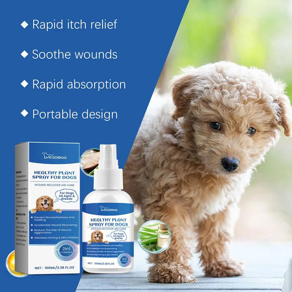 Spray de Soins pour Animaux - Réparation de Peau, Traitement des Démangeaisons et des Plaies - 100ml - BLACKBEARD OUTDOOR INDUSTRIES