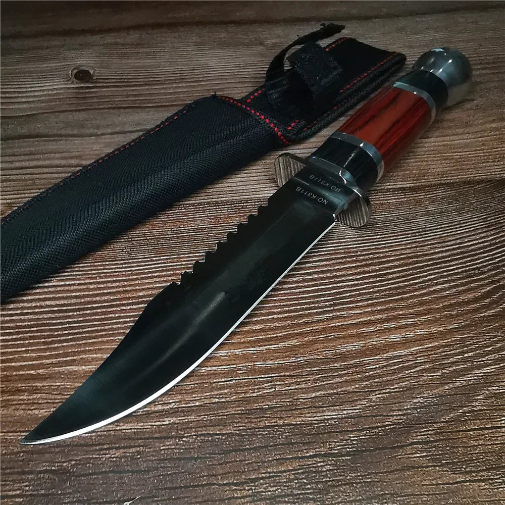 Couteau Multifonction 27 cm – Couteau de Chasse en Acier Inoxydable Portable pour Camping, Pêche et Autodéfense - BLACKBEARD OUTDOOR INDUSTRIES