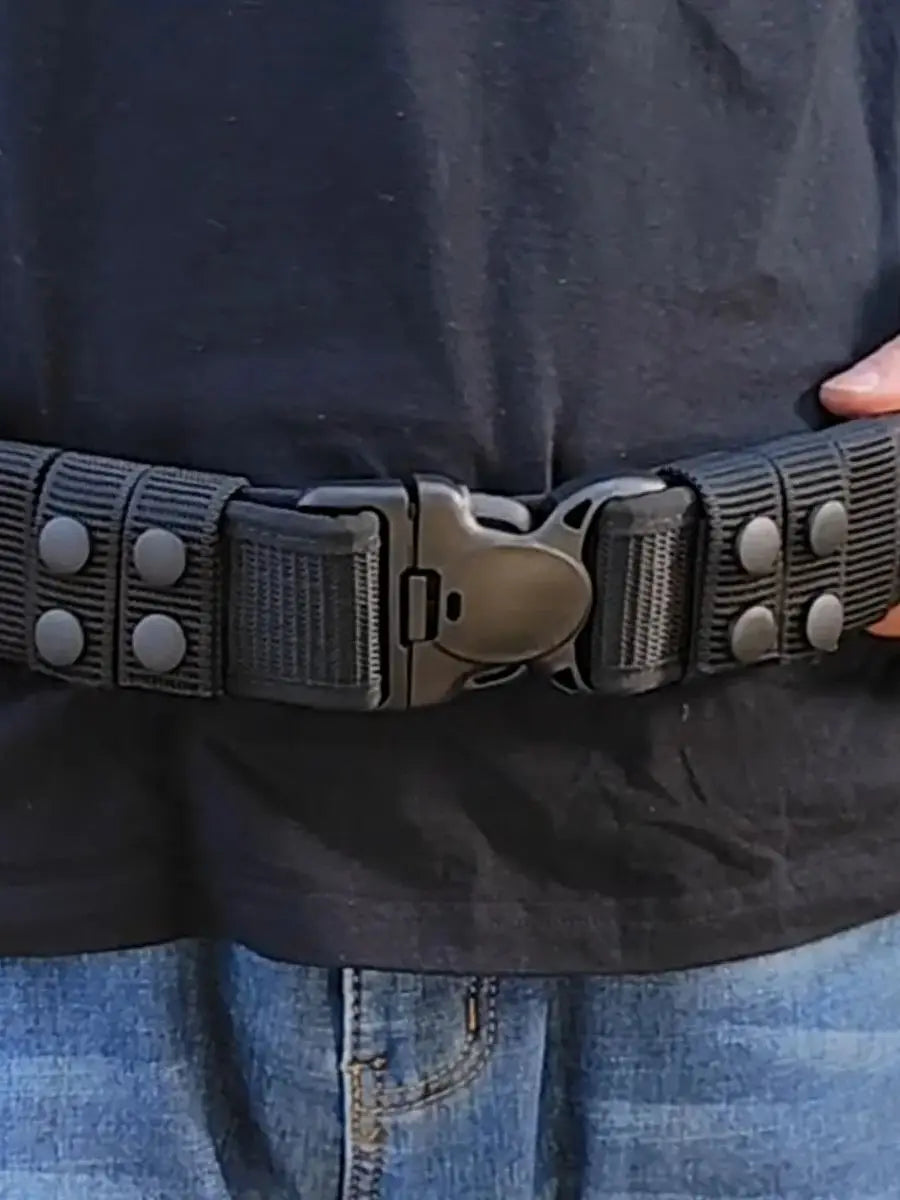 Ceinture Tactique Homme 1.97" en Nylon – Ceinture de Sécurité et de Service avec Boucle POM, Ceinture de Chasse et d'Utilité, Ceinture Polyvalente pour Activités Tactiques et Sécurité BLACKBEARD OUTDOOR INDUSTRIES
