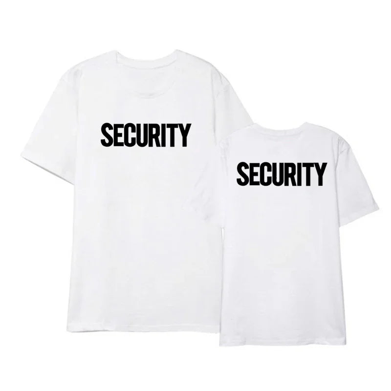 T-shirt Sécurité à Imprimé Recto-Verso - T-shirt Homme Uniforme Personnel d'Événement | Vêtement de Travail Casual à Manches Courtes - BLACKBEARD OUTDOOR INDUSTRIES