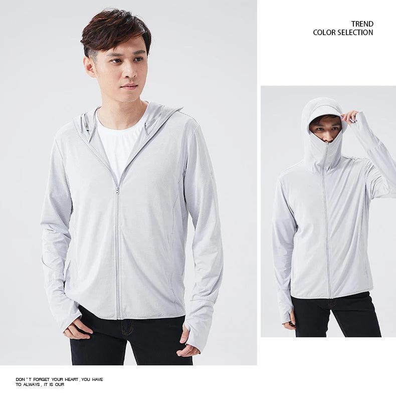 Veste Anti-UV Unisexe à Séchage Rapide | Veste Légère Outdoor à Capuche – Modèle LNGXO - BLACKBEARD OUTDOOR INDUSTRIES