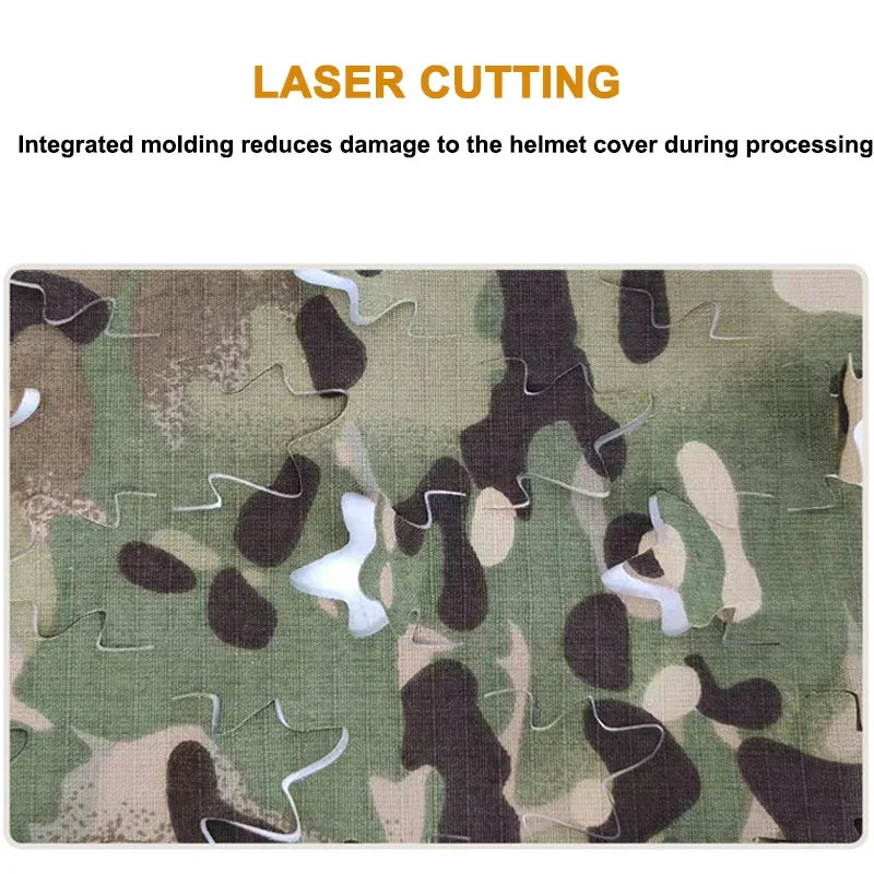 Housse de Casque Airsoft 3D Camo avec Découpe Laser en Forme de Feuilles Ma boutique