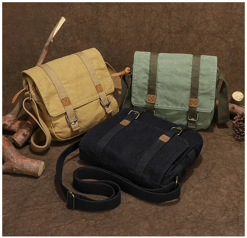 Sac Bandoulière Vintage en Toile - BLACKBEARD OUTDOOR INDUSTRIES