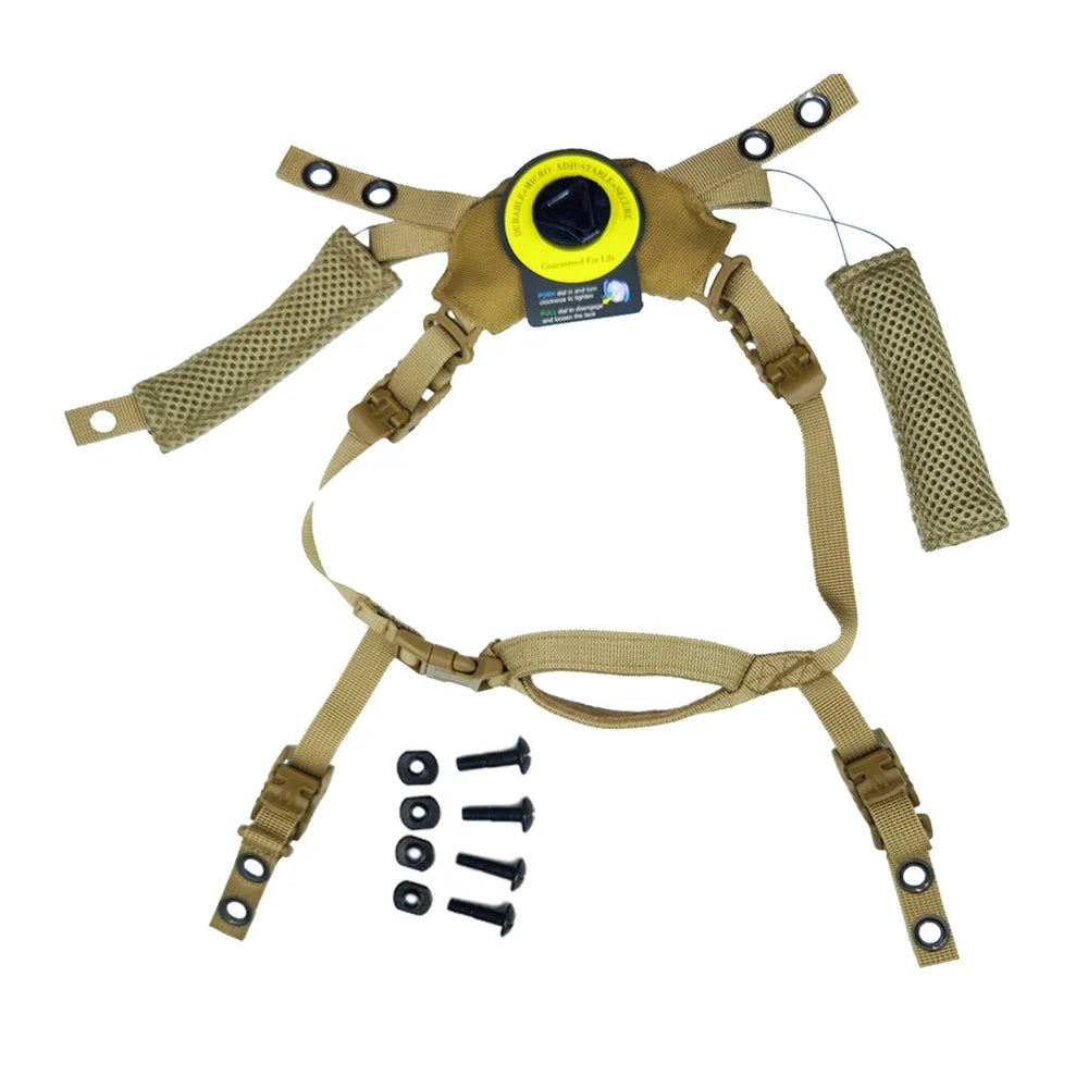 Système de Suspension & Coussinets Mémoire pour Casque Wendy, Fast MICH, ACH Ma boutique