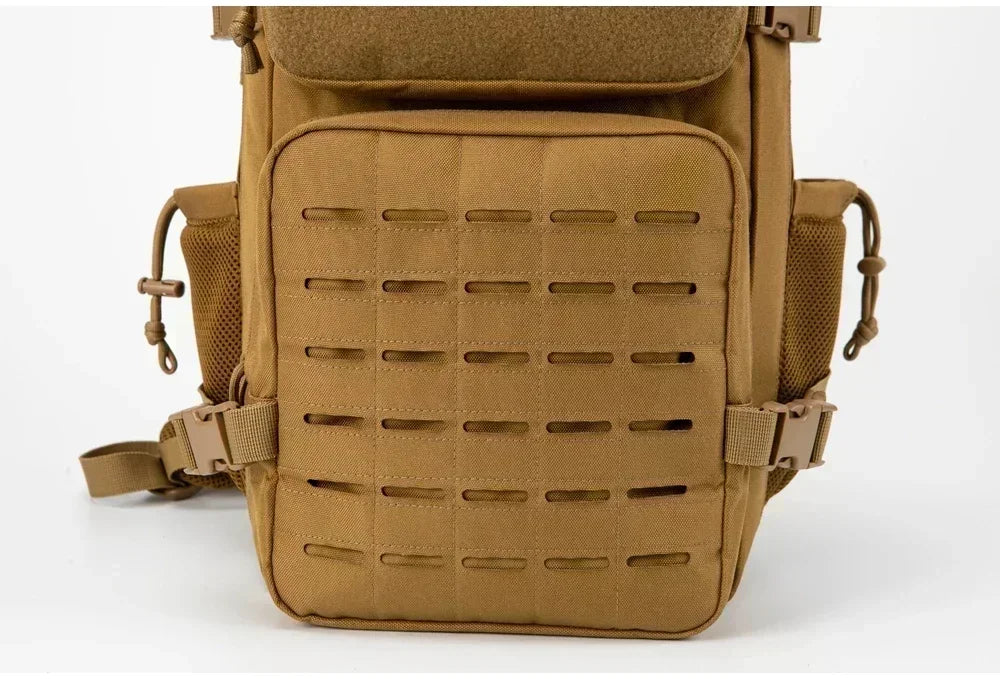 Sac à Dos Tactique 25L / 45L pour Homme et Femme – Laser Cut MOLLE, Sac Polyvalent pour Randonnée, École et Gym - BLACKBEARD OUTDOOR INDUSTRIES