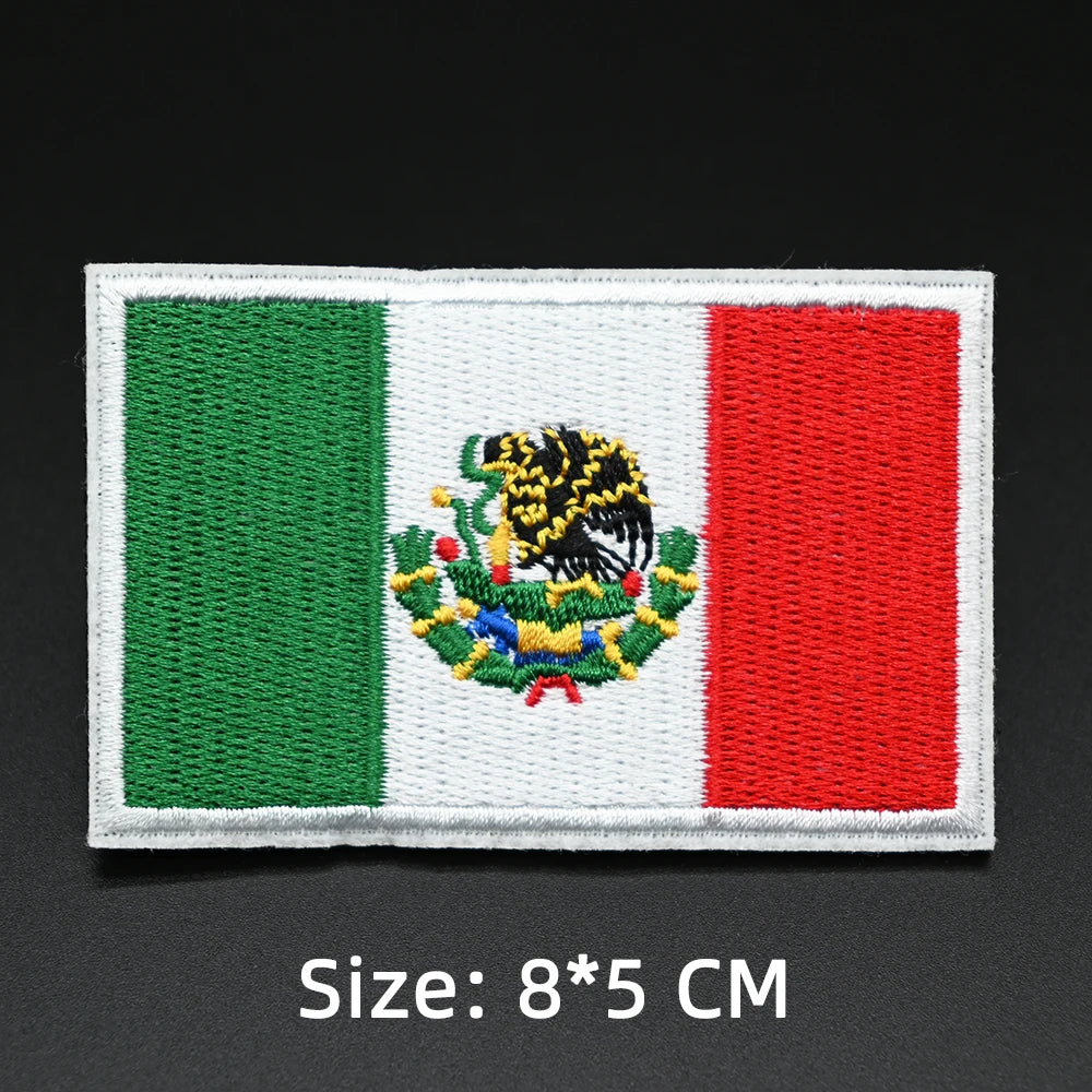 Patches Drapeaux Brodés Tactiques – international - BLACKBEARD OUTDOOR INDUSTRIES