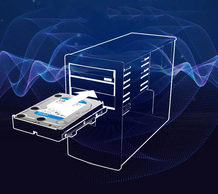 Western Digital WD BLUE 4TB 6T 3T2T 3.5" Hard Drive SATA III 500GB1THD Ma boutique