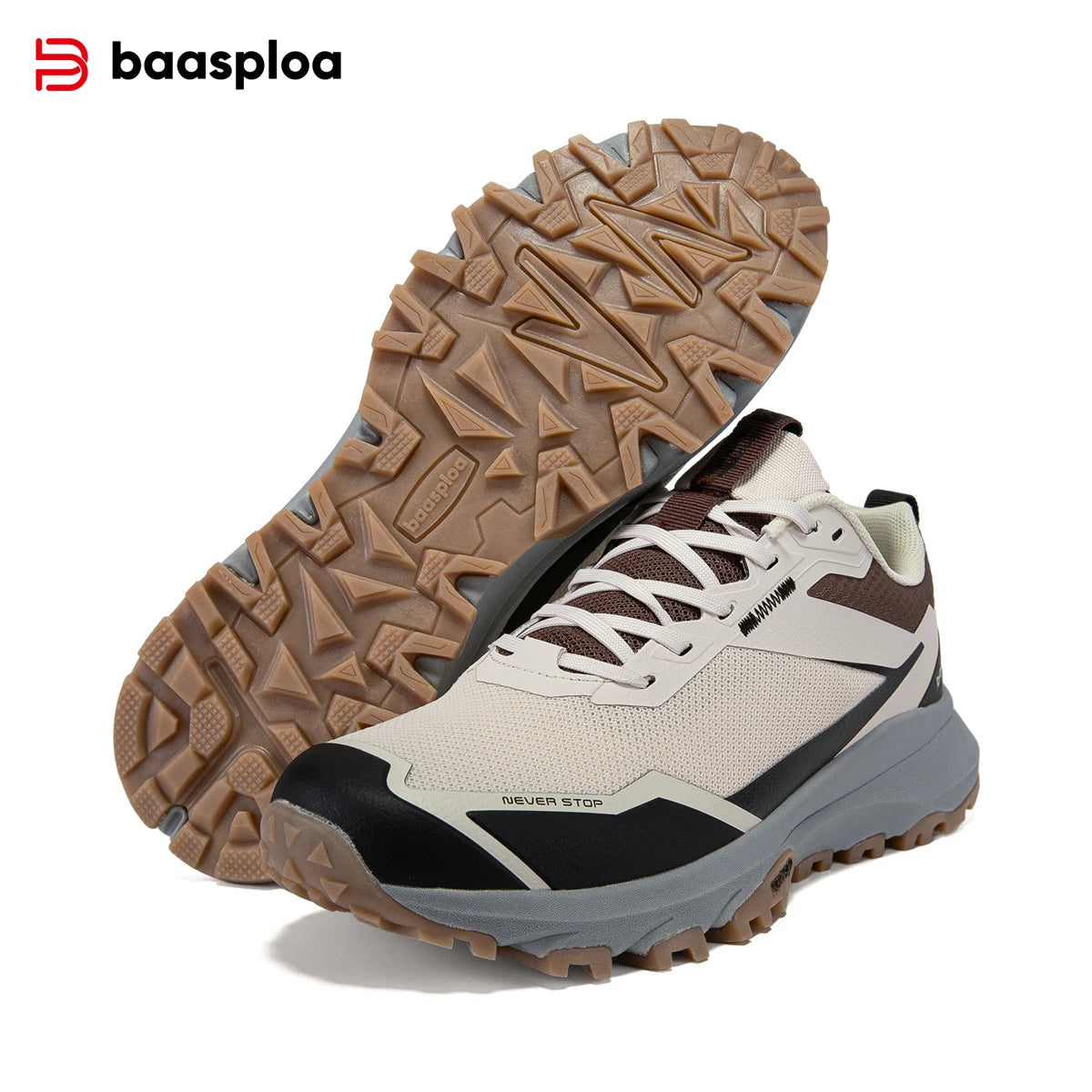 Chaussures de Randonnée Homme Bassploa – Sneakers Légères, Confortables et Antidérapantes, Résistantes à l'Usure, pour Activités Outdoor - BLACKBEARD OUTDOOR INDUSTRIES