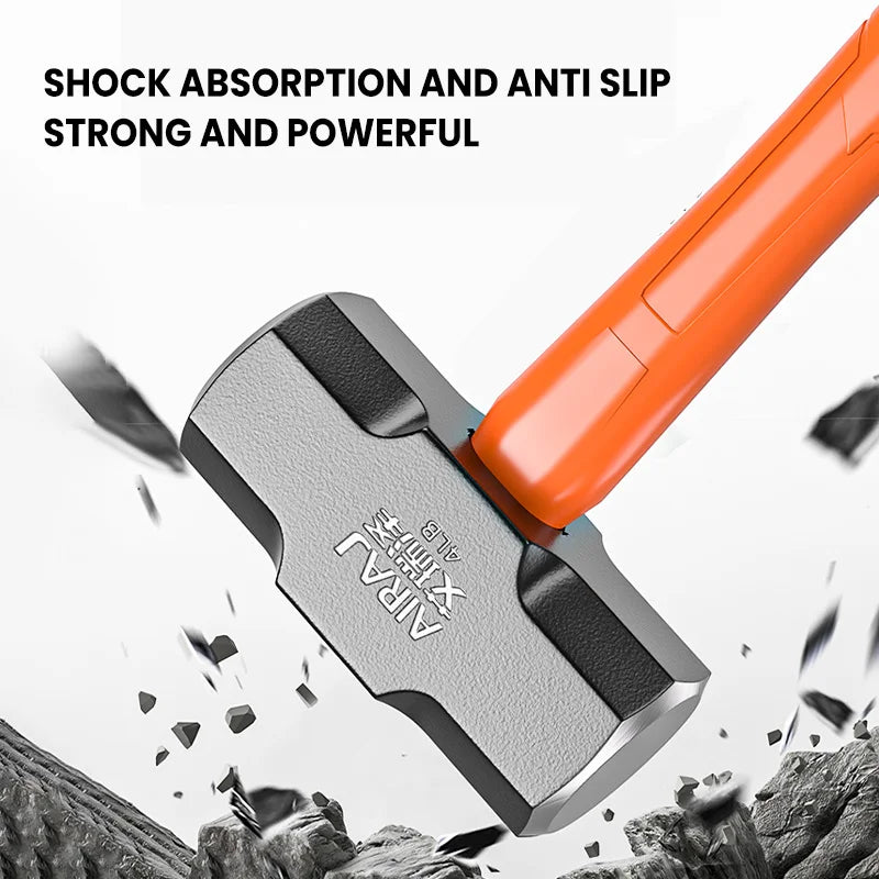 Marteau AIRAJ Octogonale – Marteau lourd pour mur avec manche en caoutchouc antidérapant - BLACKBEARD OUTDOOR INDUSTRIES