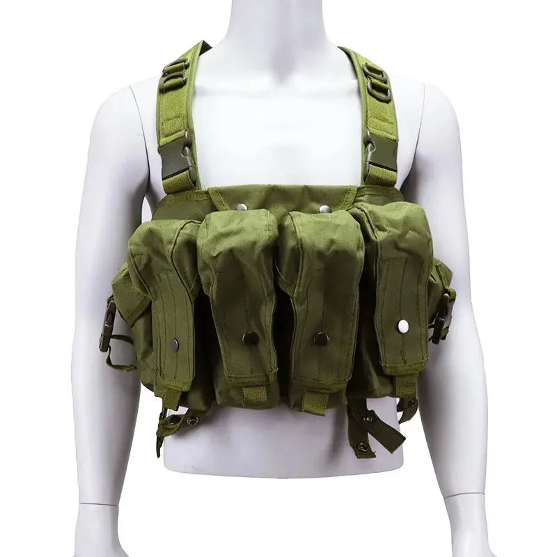 Chest Rig Tactique Universel – 7 Poches – Tissu Renforcé 800D Ma boutique