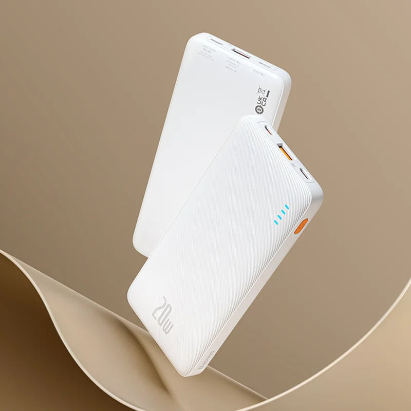 Baseus Airpow Power Bank 10000mAh / 20000mAh – Charge Rapide 20W avec Câbles Intégrés - BLACKBEARD OUTDOOR INDUSTRIES