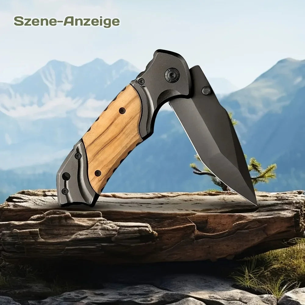 Couteau de Poche de Survie – EDC Multifonction | Autodéfense, Extérieur, Tactique Militaire - BLACKBEARD OUTDOOR INDUSTRIES