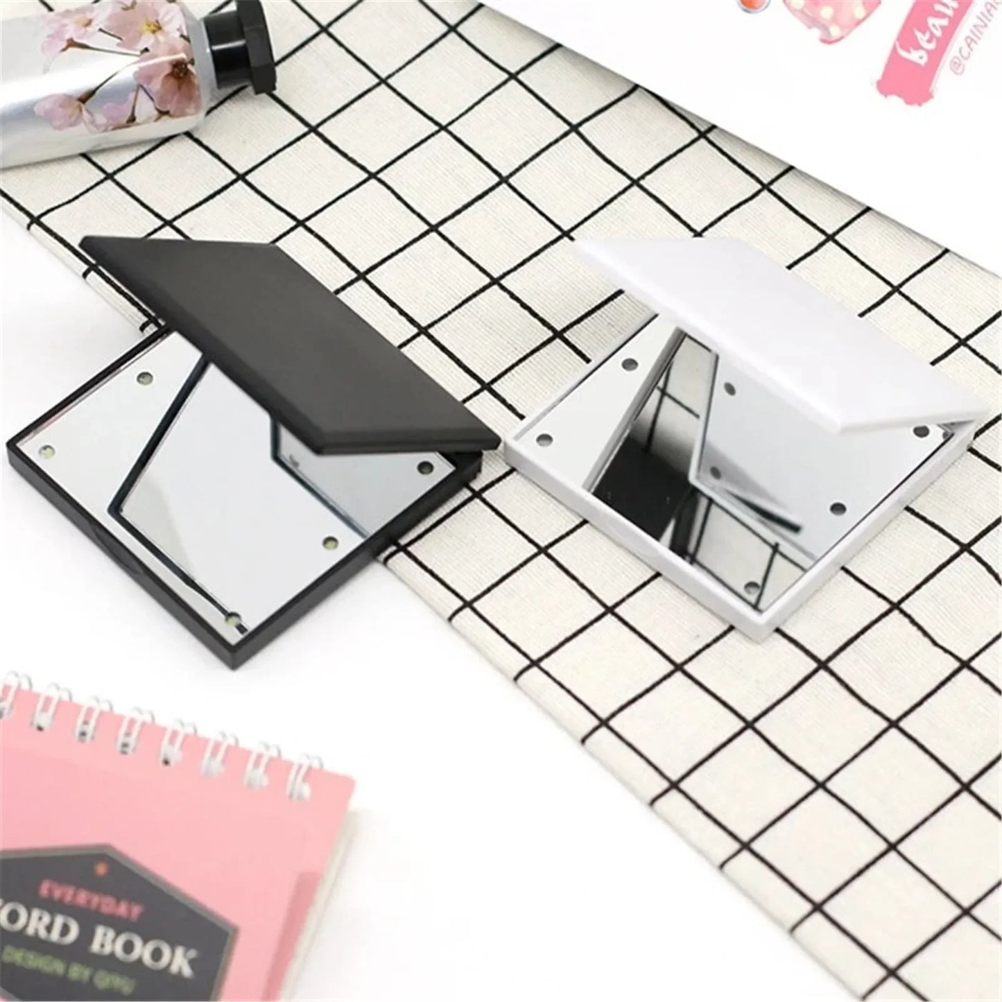 1PC Miroir de Maquillage Pliable avec 6 Lampes LED – Compact & Portable avec Lumière pour Femmes - BLACKBEARD OUTDOOR INDUSTRIES
