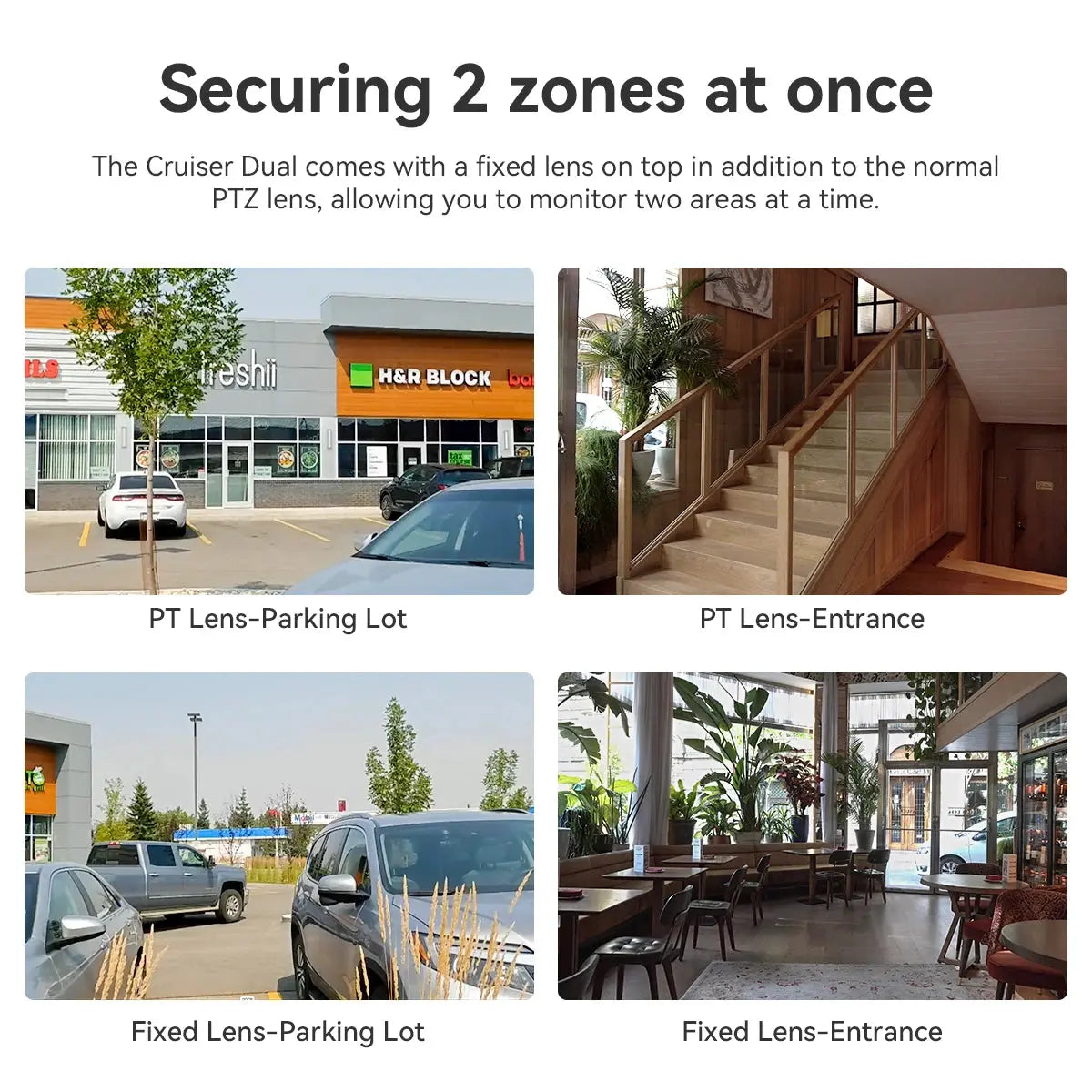 Caméra de Surveillance Extérieure IMOU Cruiser Dual – PTZ WiFi | 6MP / 8MP / 10MP | Double Objectif | IA Véhicule & Humain | Vision Nocturne Couleur Ma boutique