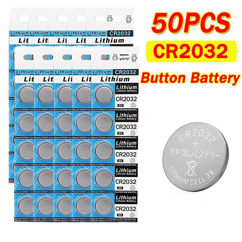 5-50pcs Original CR2032 CR 2032 3V Lithium Button Battery For Watch Calculator Clock Remote Control Toys Button Coins Cell BLACKBEARD OUTDOOR INDUSTRIES