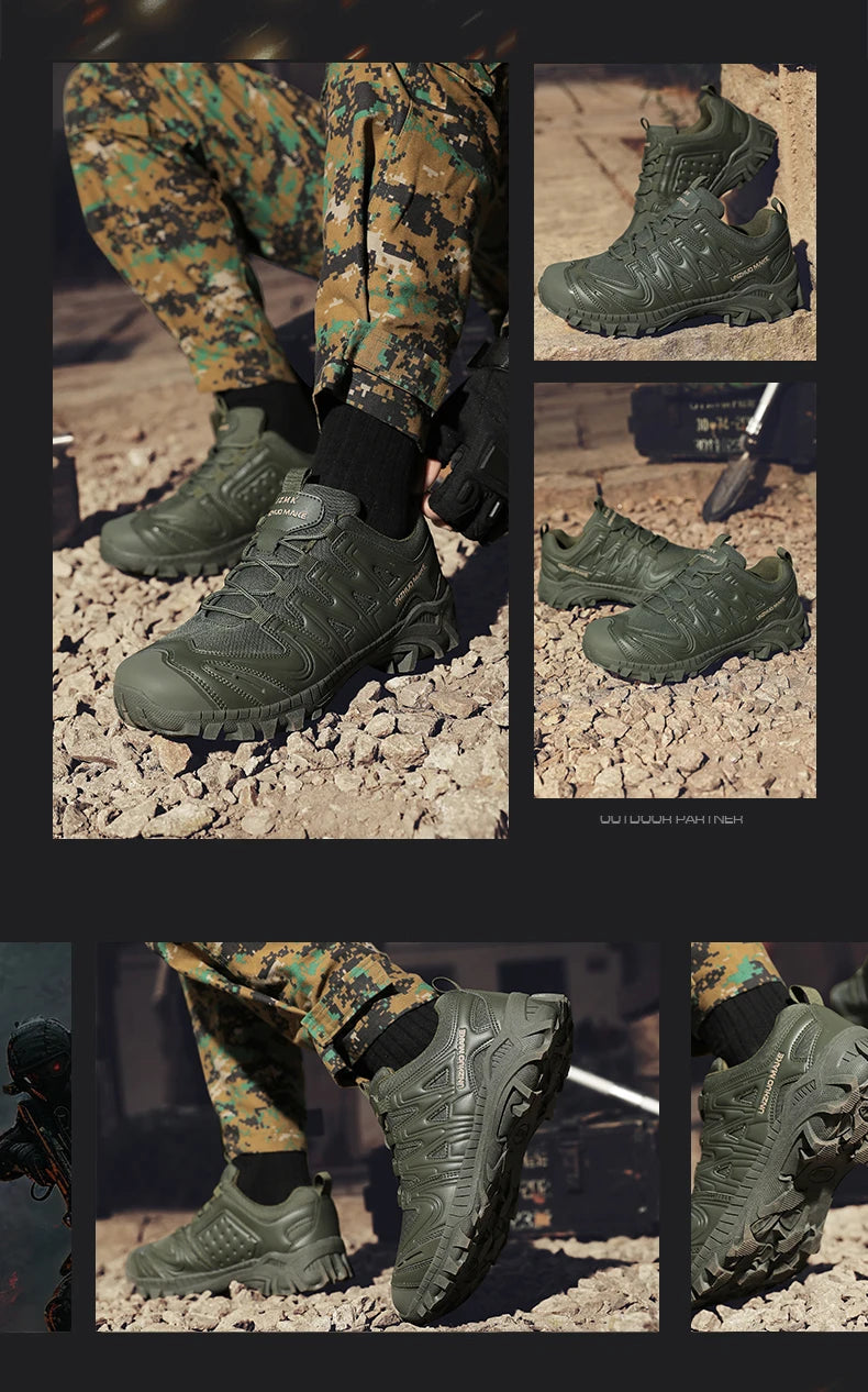 Bottes Tactiques pour Homme – Combat, Antidérapantes, Respirantes, Chaussures de Sécurité Militaires pour Force Spéciale, Armée, Moto - BLACKBEARD OUTDOOR INDUSTRIES