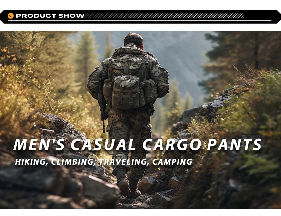 Pantalon Cargo Homme AKARMY – Randonnée, Escalade, Travail, Style Militaire - BLACKBEARD OUTDOOR INDUSTRIES
