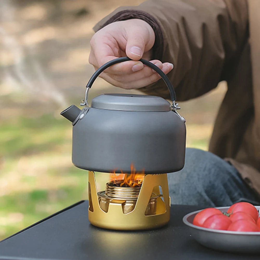 Réchaud à Alcool Portable Mini – Réglable avec Support en Alliage - BLACKBEARD OUTDOOR INDUSTRIES