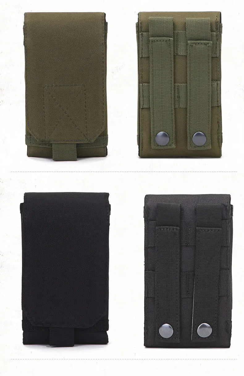 Poche Tactique Outdoor – Support Téléphone Camouflage pour Ceinture – Étui Étanche en Nylon 600D pour Sports, Chasse et Activités Extérieures - BLACKBEARD OUTDOOR INDUSTRIES