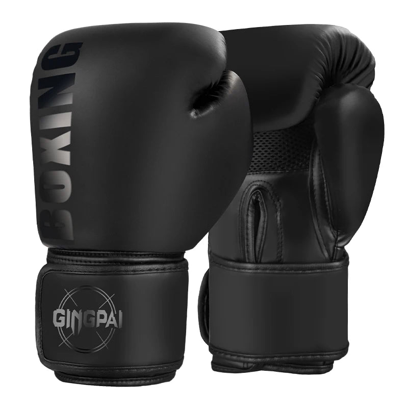 Gants de Boxe Professionnels GINGPAI SPORT – Gants de Combat Sanda, Muay Thai, MMA – Unisex, Adultes et Enfants, Entraînement, Sac de Sable et Combat - BLACKBEARD OUTDOOR INDUSTRIES