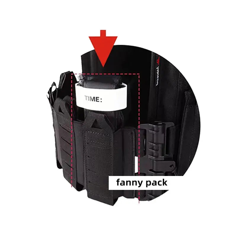 YAKEDA Tactical Vest 6094 – Gilet Tactique Multifonction Certifié CE Ma boutique