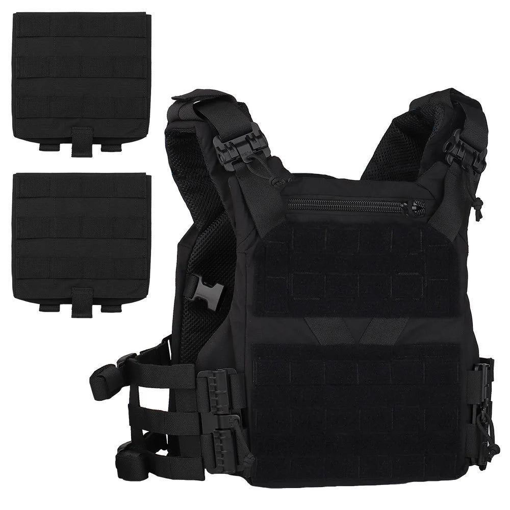 Gilet Tactique Outdoor 3.0 K19 pour Chasse – Porte Plaques MOLLE avec Système de Libération Rapide et Ceinture Ajustable – Équipement de Combat BLACKBEARD OUTDOOR INDUSTRIES