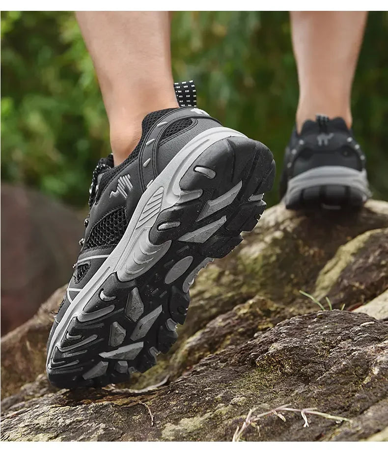 Chaussures de Randonnée Homme - Respirantes en Mesh, Légères et Résistantes - Chaussures de Sport pour Randonnée, Chasse et Activités Tactiques - BLACKBEARD OUTDOOR INDUSTRIES
