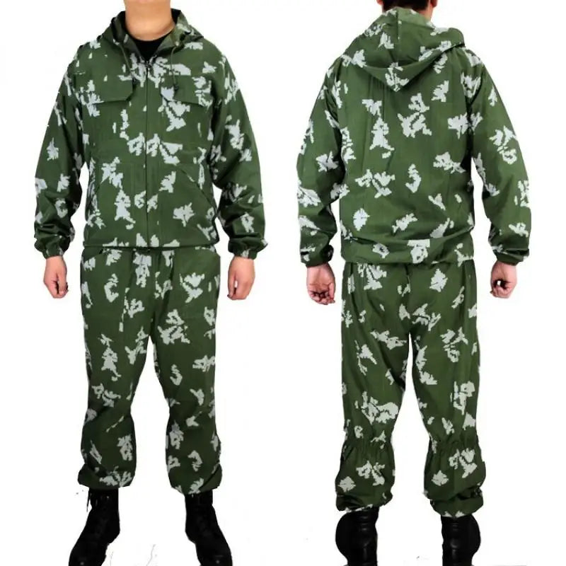 Tenue Camouflage Tactique Été – ATFG EMR White/Yellow Flower – Veste & Pantalon - BLACKBEARD OUTDOOR INDUSTRIES