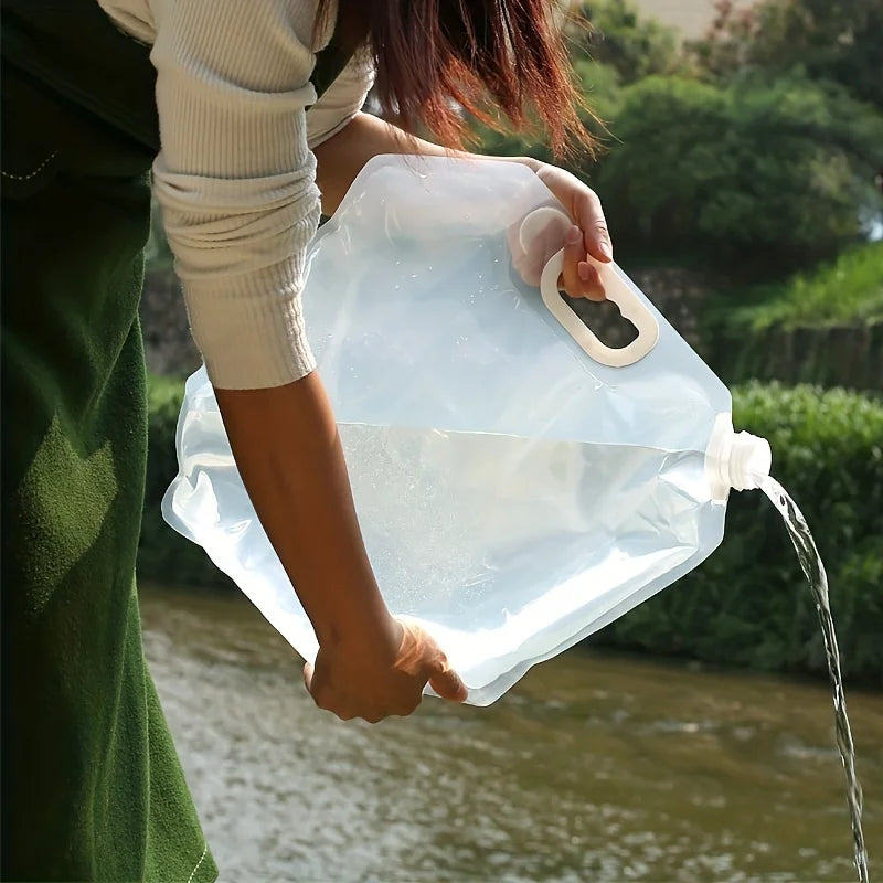 Jerrican Souple Pliable 5L / 10L – Réservoir d’Eau Portable pour Camping, Randonnée, Urgences, Survie - BLACKBEARD OUTDOOR INDUSTRIES