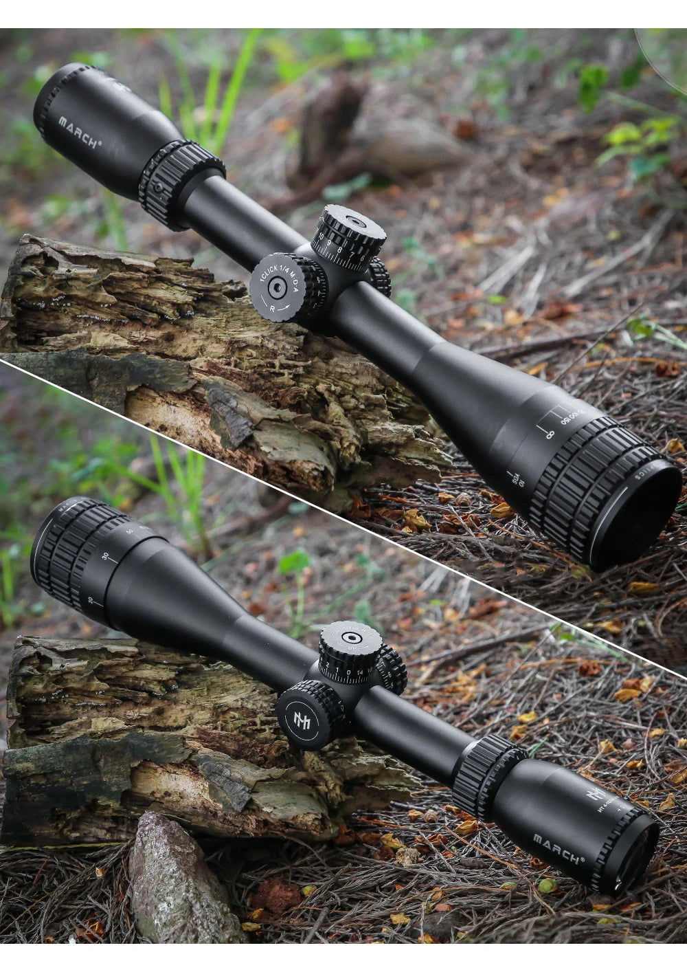 March HT4-16X44AOE Lunette de Visée Tactique - BLACKBEARD OUTDOOR INDUSTRIES
