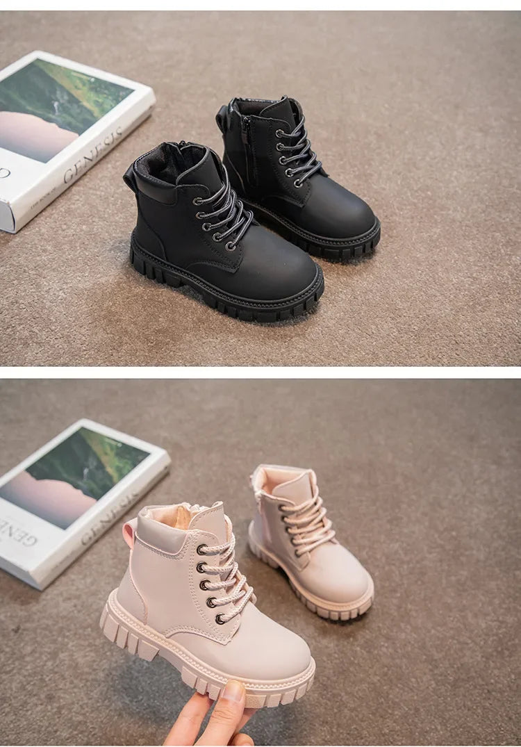 bottines exterieur en cuir pour enfants Ma boutique