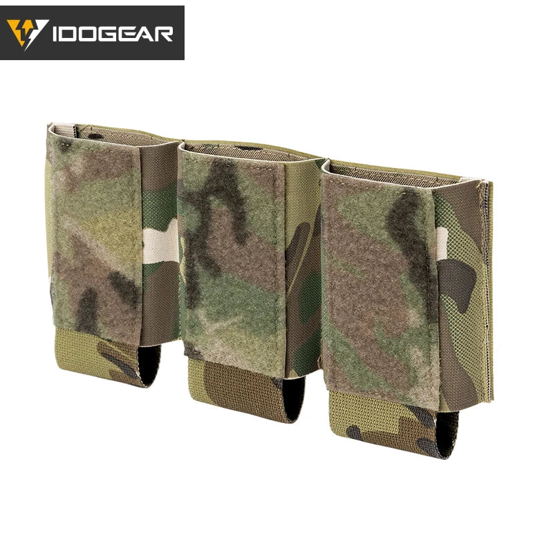 Poche à Chargeurs Tactique 5.56 Triple IDOGEAR – Modèle DOPE avec Fixation Élastique Hook & Loop - Référence 3598 - BLACKBEARD OUTDOOR INDUSTRIES