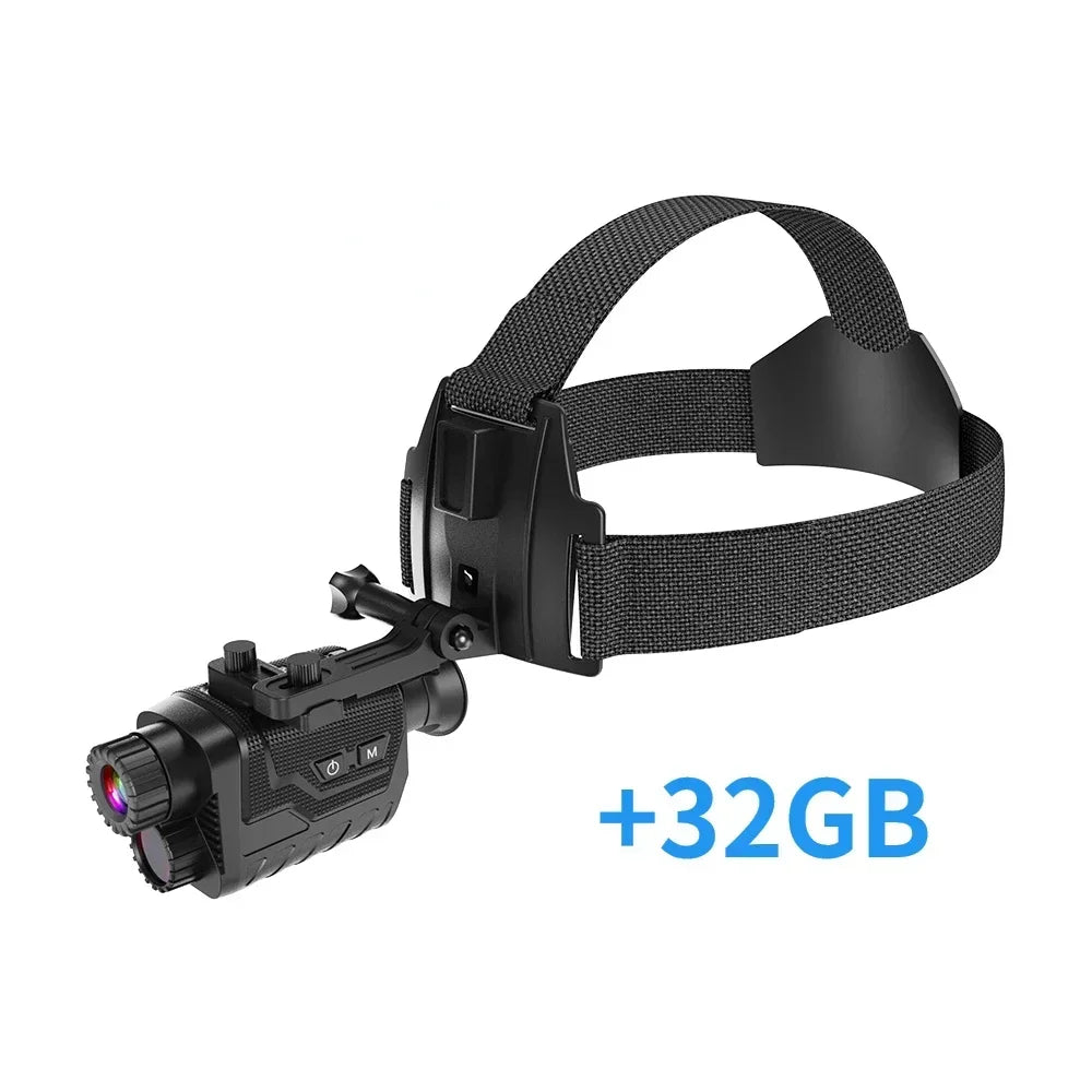 Monoculaire à Vision Nocturne POMIACAM NV8260 – Caméra 4K HD, Vision Nocturne Infrarouge 8X, Monoculaire Monté sur Tête Ma boutique