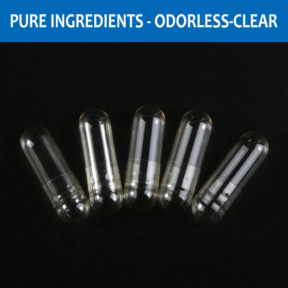 1000PCS Capsules Végétales Vides Taille 000, 1#, 4# – HPMC, Végan, Halal & Casher Certifiées Ma boutique