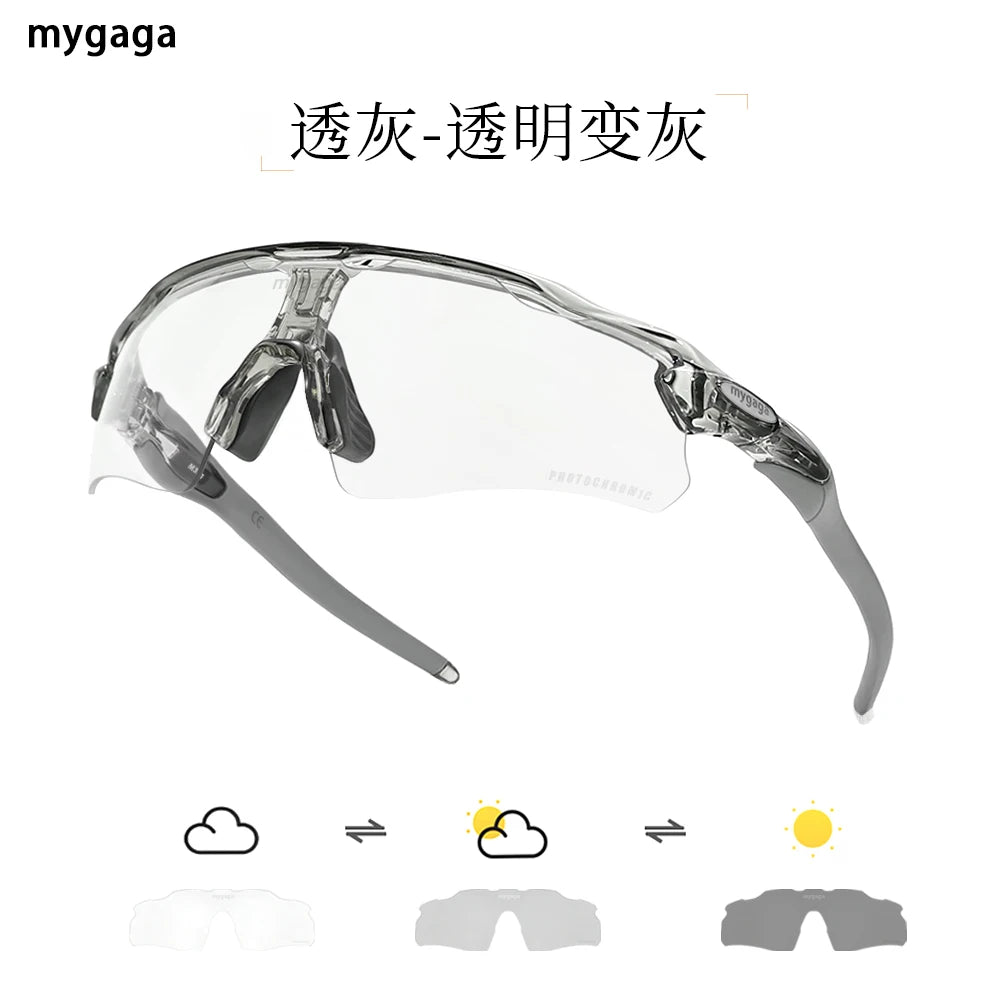 MYGAGA Lunettes de Cyclisme Photochromiques Polarisées – Unisexe - BLACKBEARD OUTDOOR INDUSTRIES