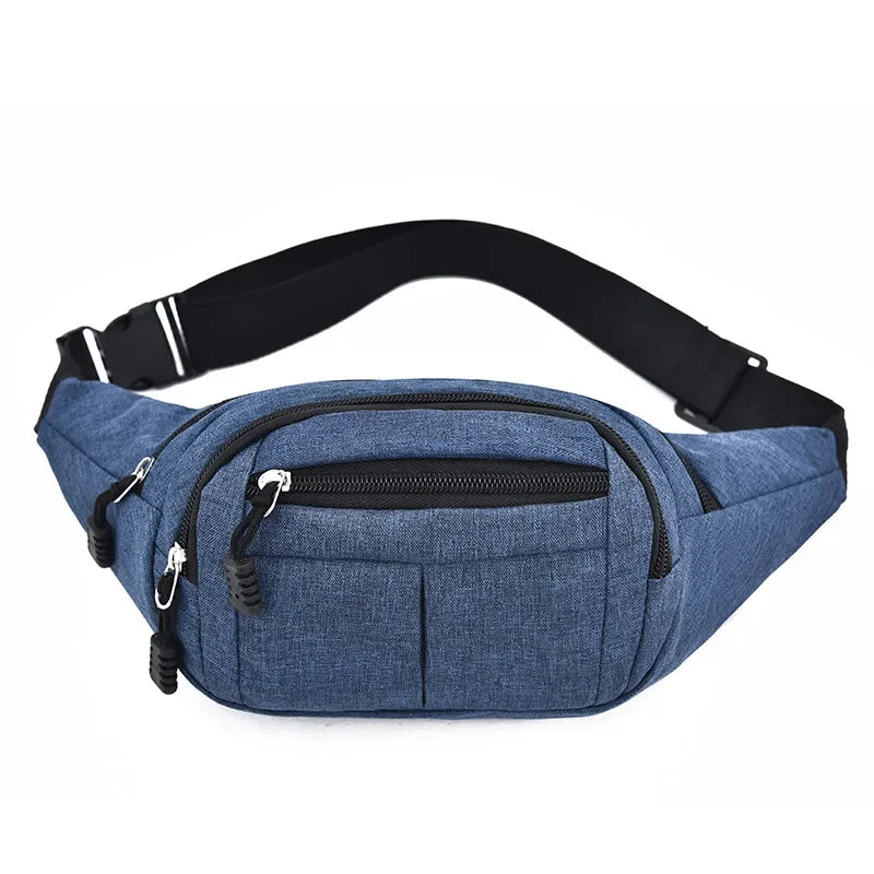 Sac Banane Homme Étanche – Style Coréen, Toile Oxford, Multi-usage - BLACKBEARD OUTDOOR INDUSTRIES