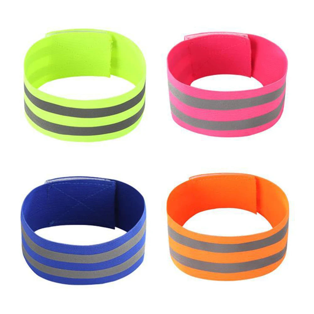 2PCS Brassards Réfléchissants à LED – Pour Running, Vélo, Randonnée - BLACKBEARD OUTDOOR INDUSTRIES