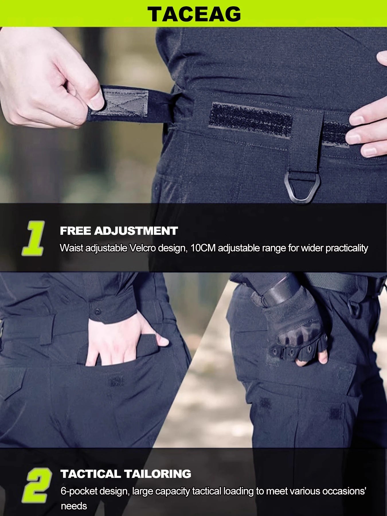 Ensemble Tactique à Séchage Rapide – Veste et Pantalon Longs Manches, Uniforme de Travail, Idéal pour Entraînement et Activités Extérieures BLACKBEARD OUTDOOR INDUSTRIES
