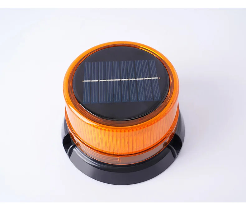 Lampe de Signalisation LED Solaire Rechargeable avec Rotation et Flash BLACKBEARD OUTDOOR INDUSTRIES